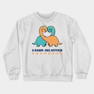 A Rawr-ing Affair Cute Dinos Crewneck Sweatshirt